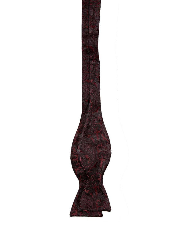 Favourbrook Burgundy Albert Silk Bow Tie