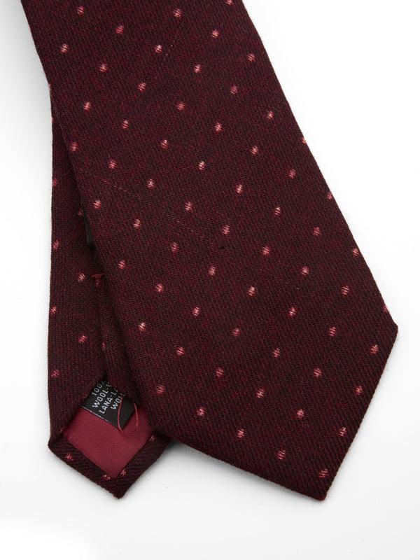 Favourbrook Burgundy Beddingham Wool Tie