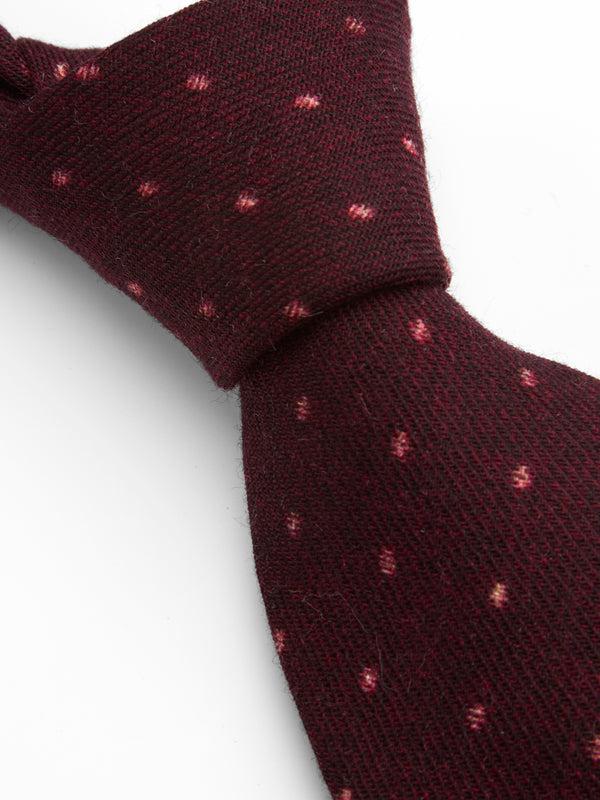 Favourbrook Burgundy Beddingham Wool Tie