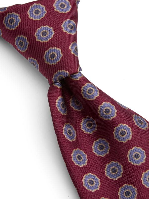 Favourbrook Burgundy Firle Silk Tie
