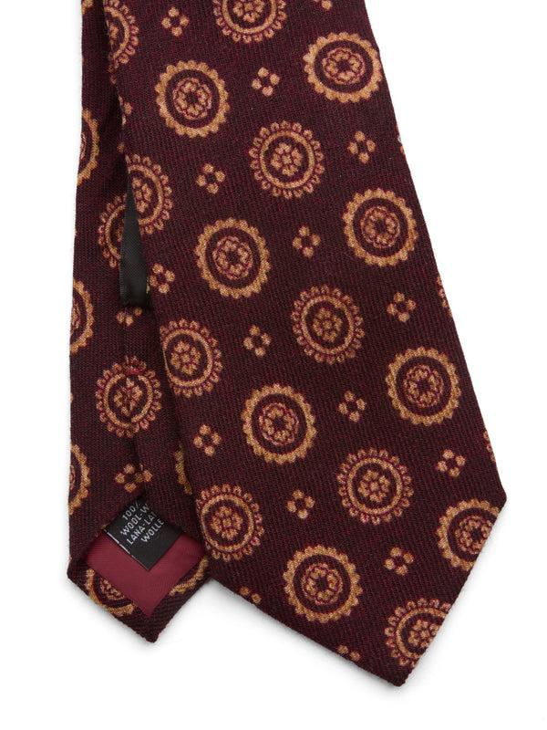 Favourbrook Burgundy Wilmington Wool Tie