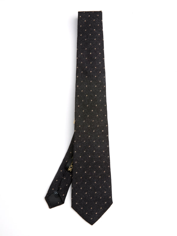 favourbrook Charcoal Beddingham Wool Tie