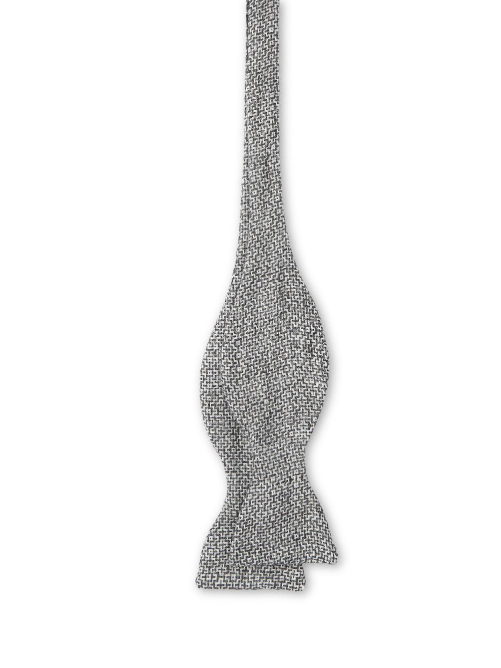 Favourbrook Charcoal Culcross Linen Bow Tie