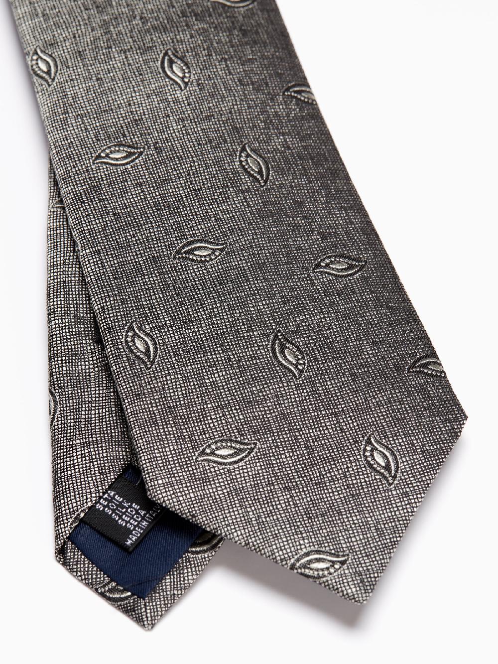 Favourbrook Charcoal Studland Silk Tie