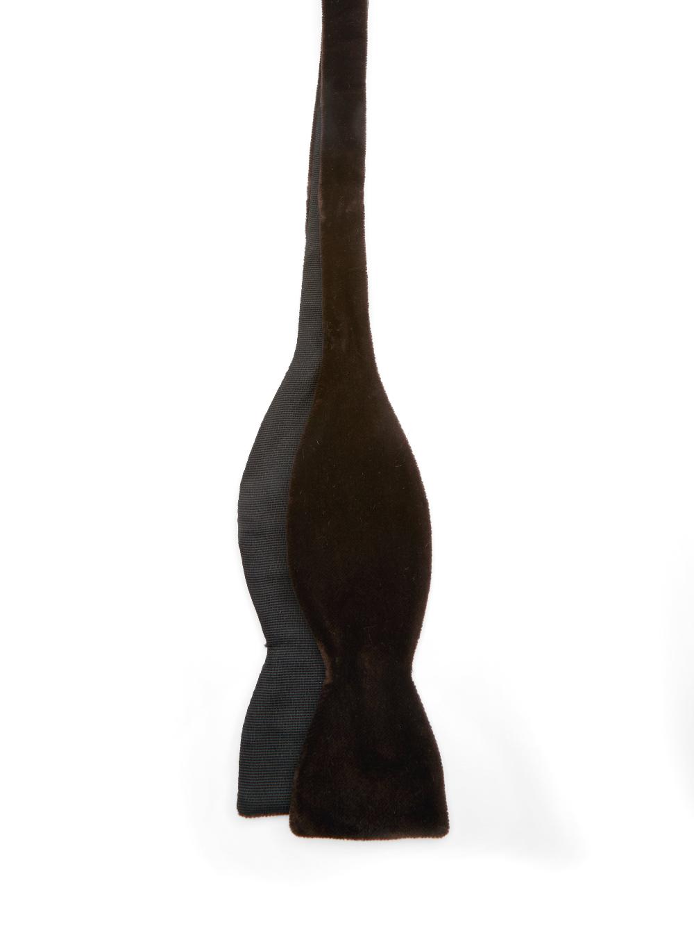 Favourbrook Chocolate Brown Velvet Bow Tie