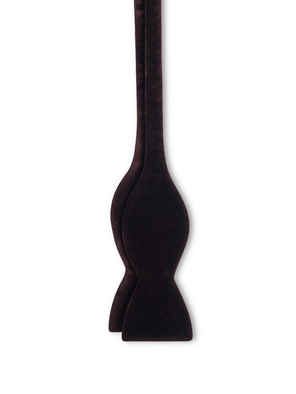 Favourbrook Claret Velvet Large Party Bow Tie