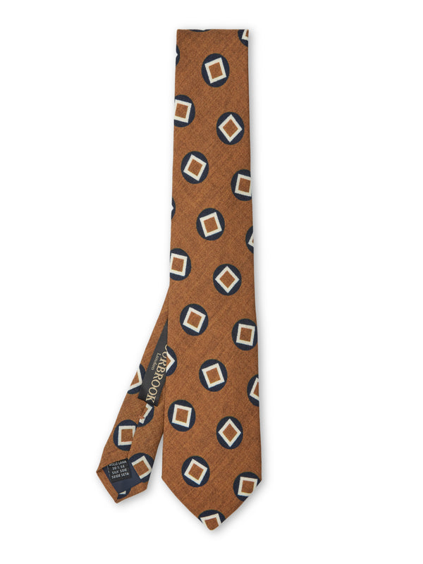 favourbrook Copper Clivedon Silk Tie