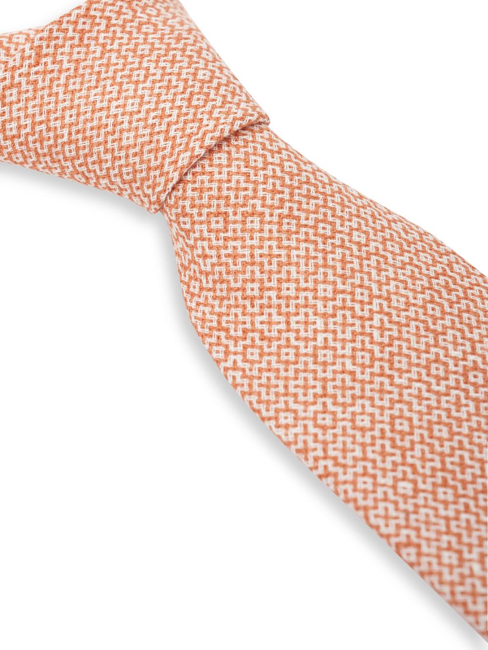 Favourbrook Coral Culcross Linen Tie