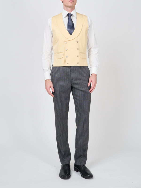 Favourbrook Dukes Yellow Double Breasted Waistcoat