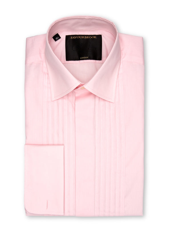 favourbrook Dusk Poplin Pintuck Dress Shirt
