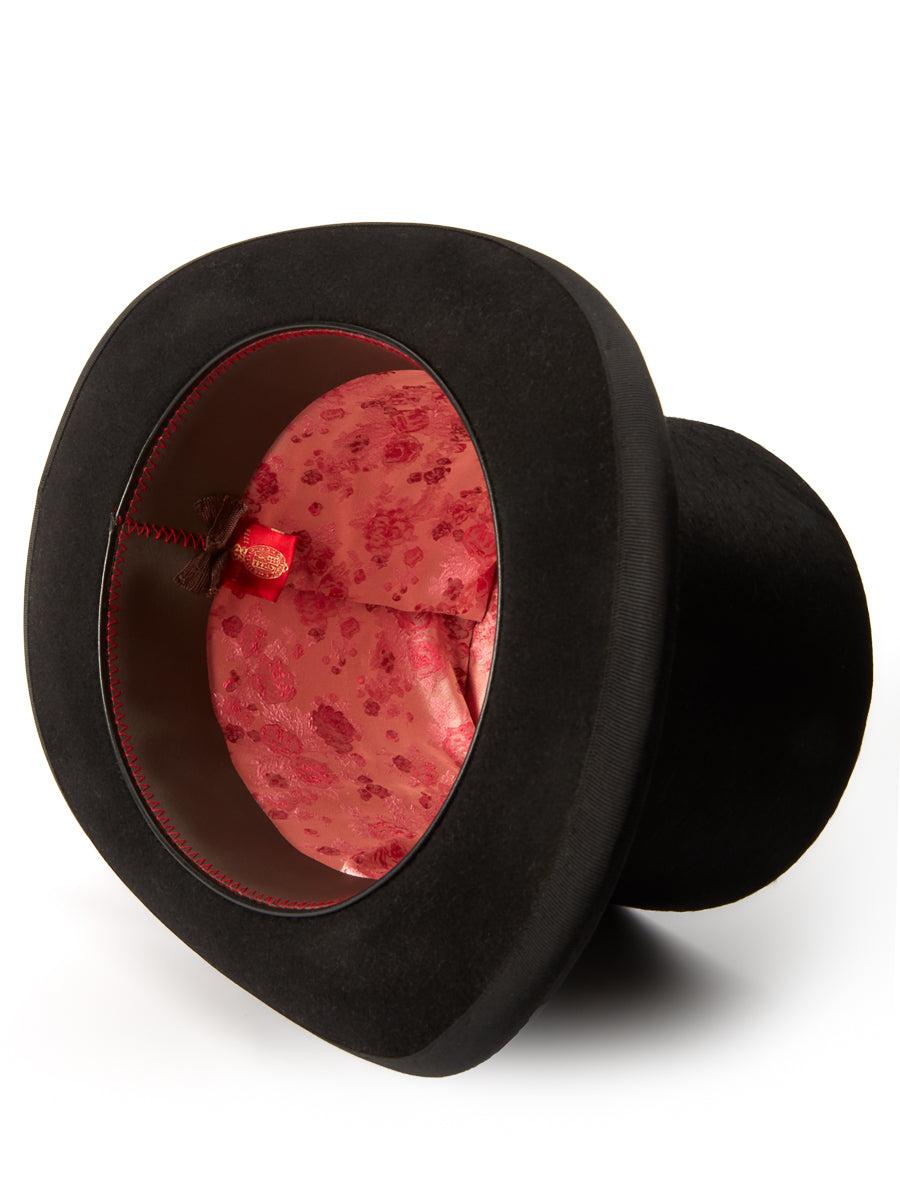 Favourbrook Favourbrook Black Felt Fur Top Hat