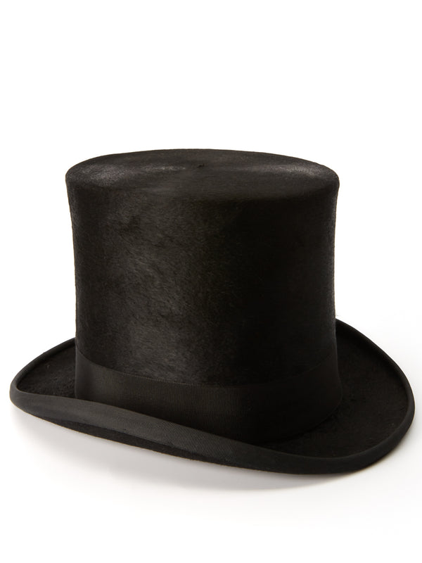 favourbrook Favourbrook Black Felt Fur Top Hat