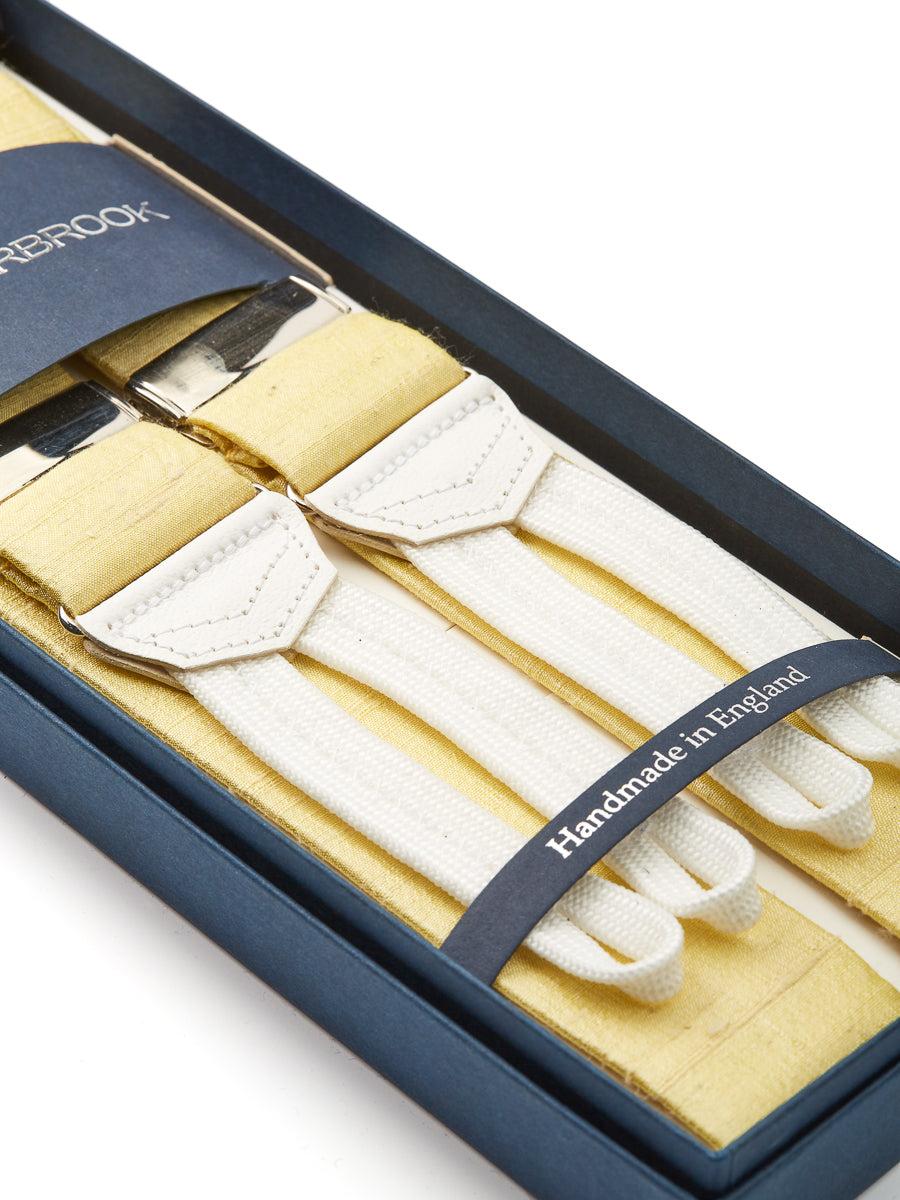 Favourbrook Gold Douppion Silk Braces
