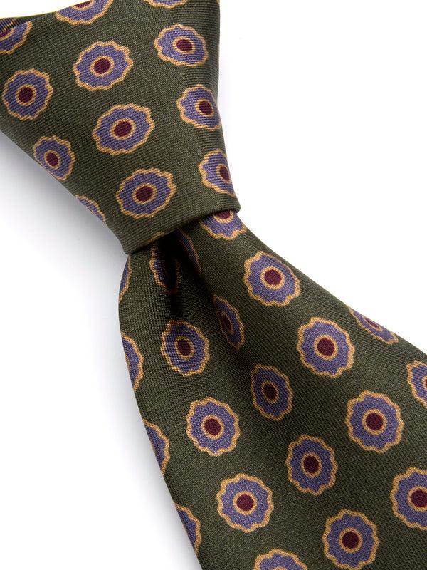 Favourbrook Green Firle Silk Tie