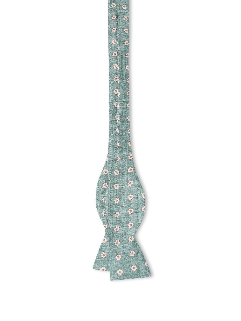 Favourbrook Green Osterley Silk Bow Tie