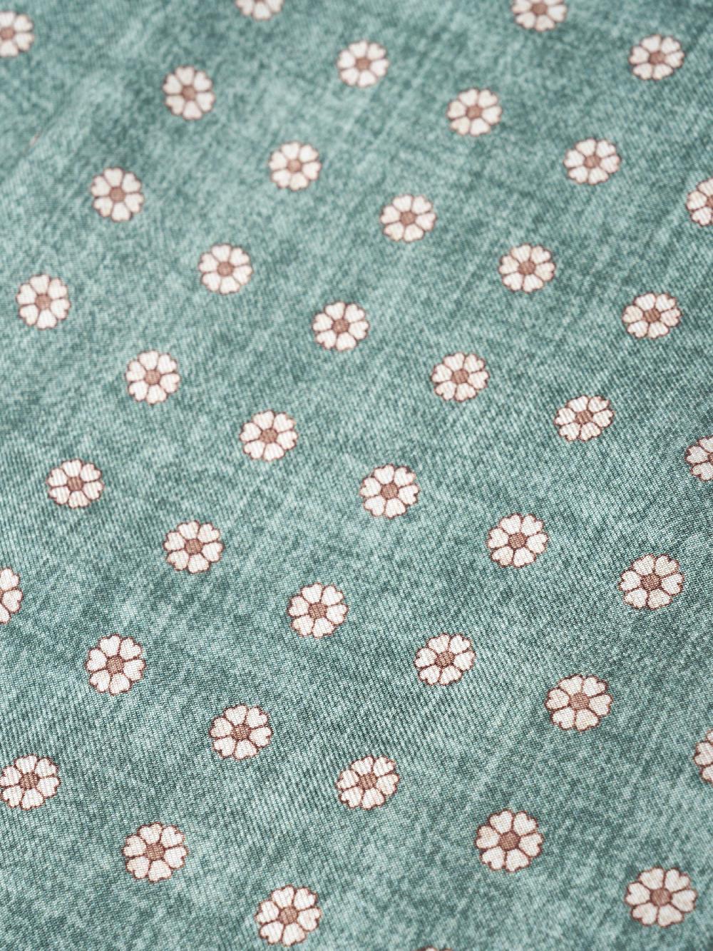 Favourbrook Green Osterley Silk Cravat