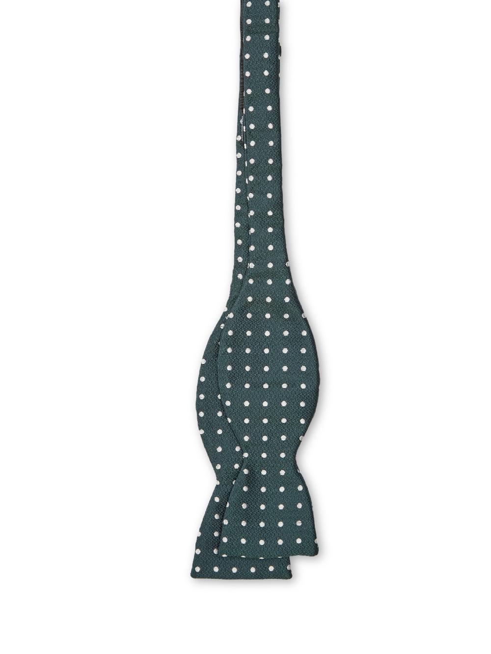 Favourbrook Green Pickwick Silk Bow Tie