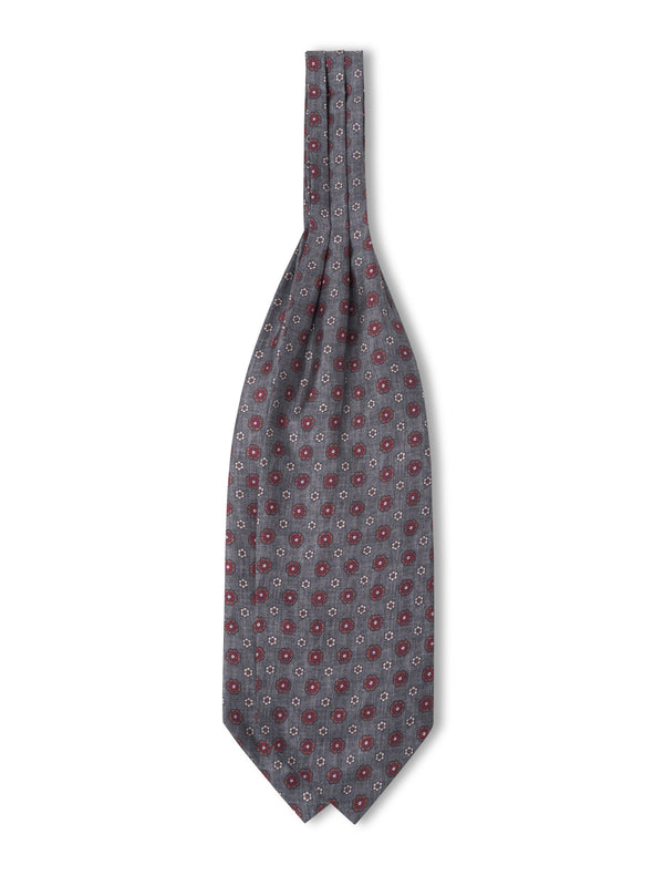 favourbrook Grey Chartwell Silk Cravat