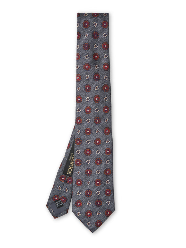 favourbrook Grey Chartwell Silk Tie