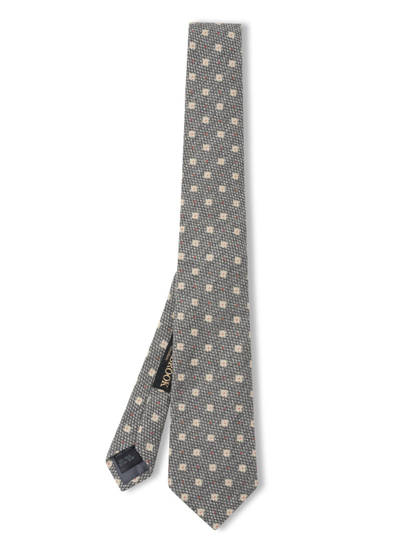 favourbrook Grey Pryton Wool Tie