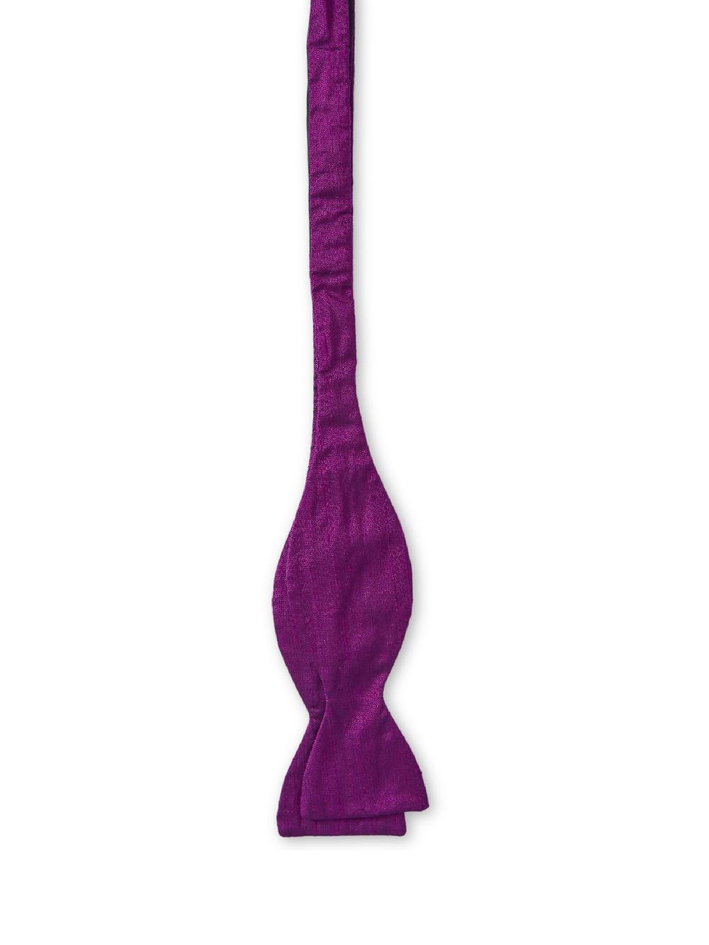Favourbrook Heather Silk Douppion Bow Tie