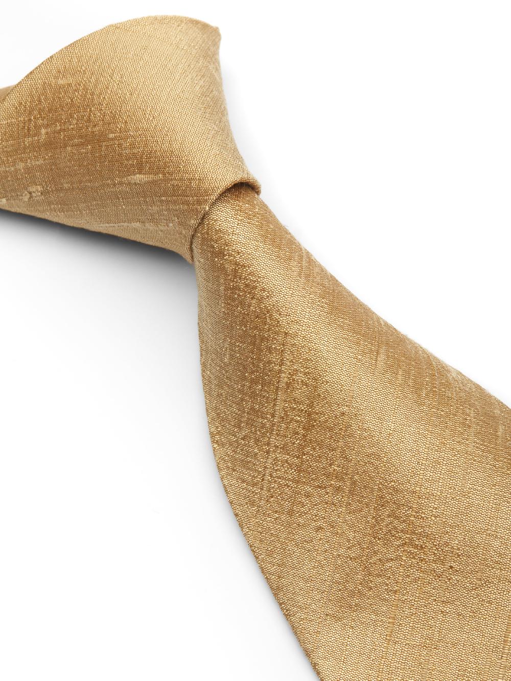 Favourbrook Honey Douppion Silk Tie
