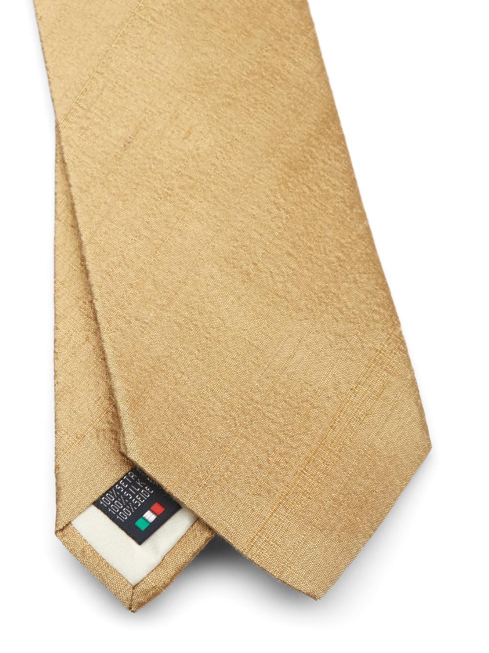 Favourbrook Honey Douppion Silk Tie