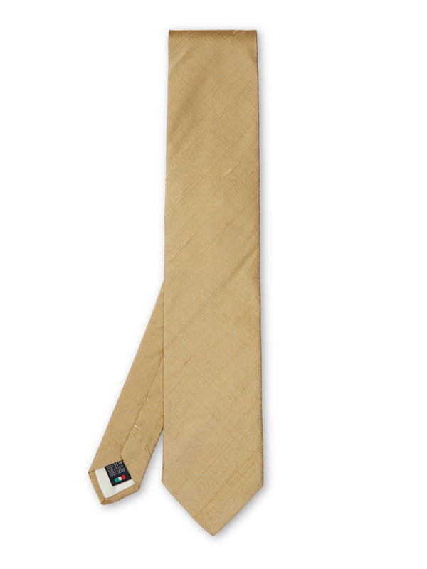 favourbrook Honey Douppion Silk Tie