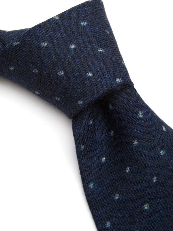 Favourbrook Indigo Blue Beddingham Wool Tie