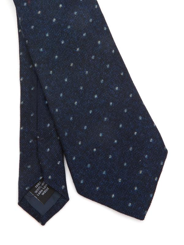 Favourbrook Indigo Blue Beddingham Wool Tie