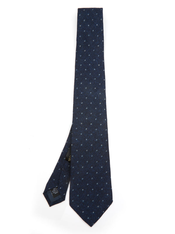 favourbrook Indigo Blue Beddingham Wool Tie
