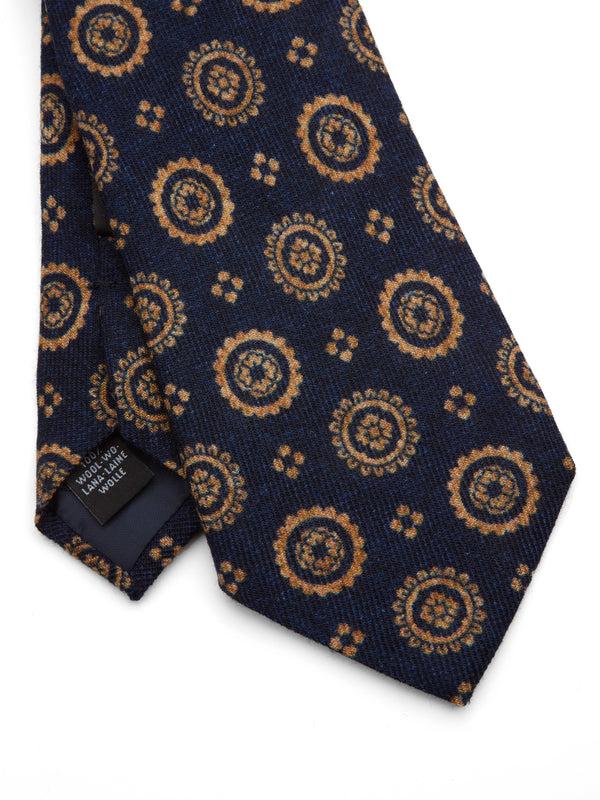 Favourbrook Indigo Blue Wilmington Wool Tie