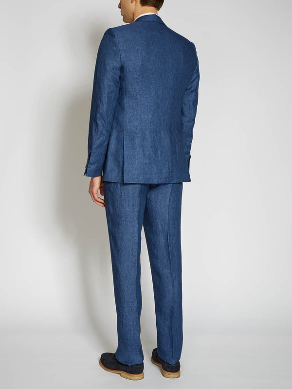 Favourbrook Indigo Woodcroft Linen Ebury Jacket