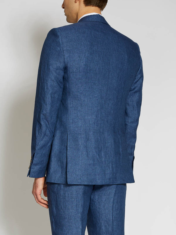 Favourbrook Indigo Woodcroft Linen Ebury Jacket