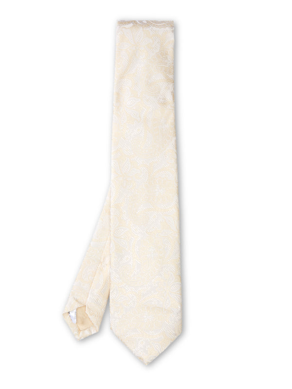 favourbrook Ivory Albert Silk Tie