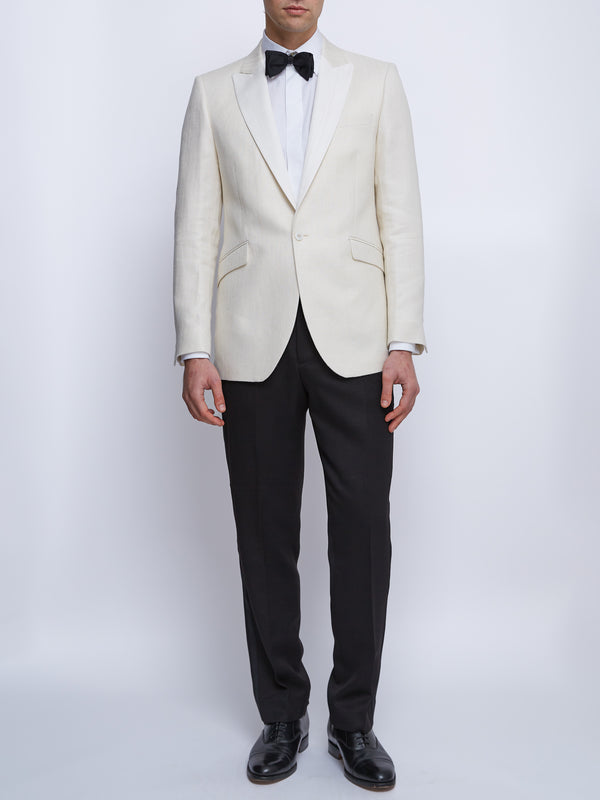 favourbrook Ivory Randwick Unlined Dinner Jacket
