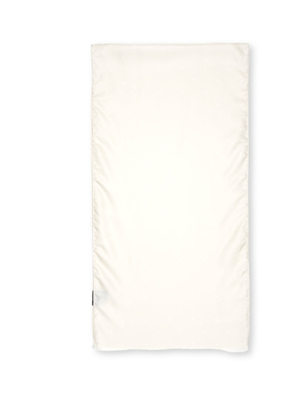 favourbrook Ivory Spot Silk Scarf