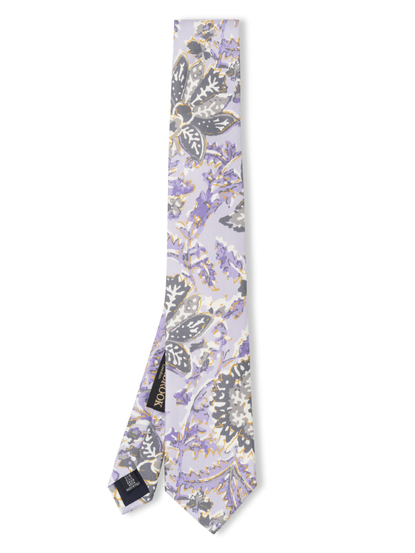 favourbrook Lilac Charleston Silk Tie