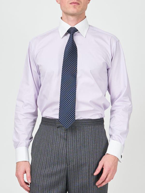 Favourbrook Lilac/White Steed Cotton Gatsby Shirt