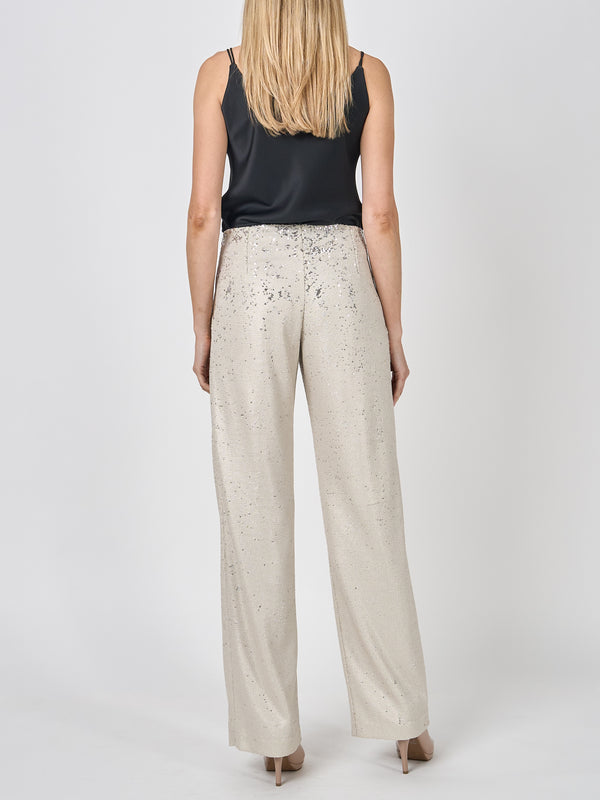 Favourbrook Lounge Trousers Oyster Mini Sequins