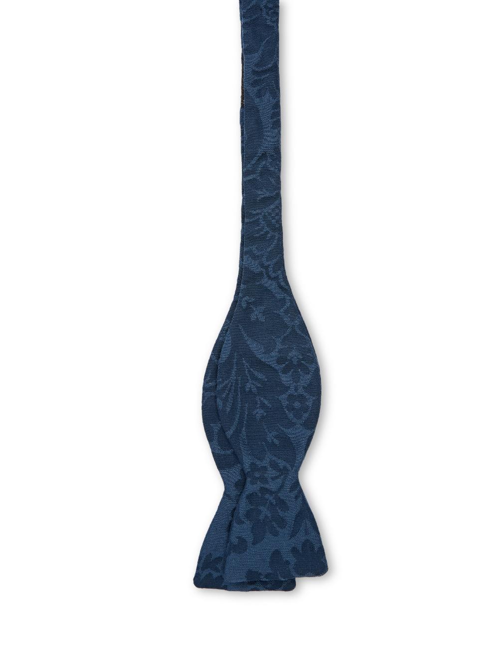 Favourbrook Midnight Amazon Silk Bow Tie