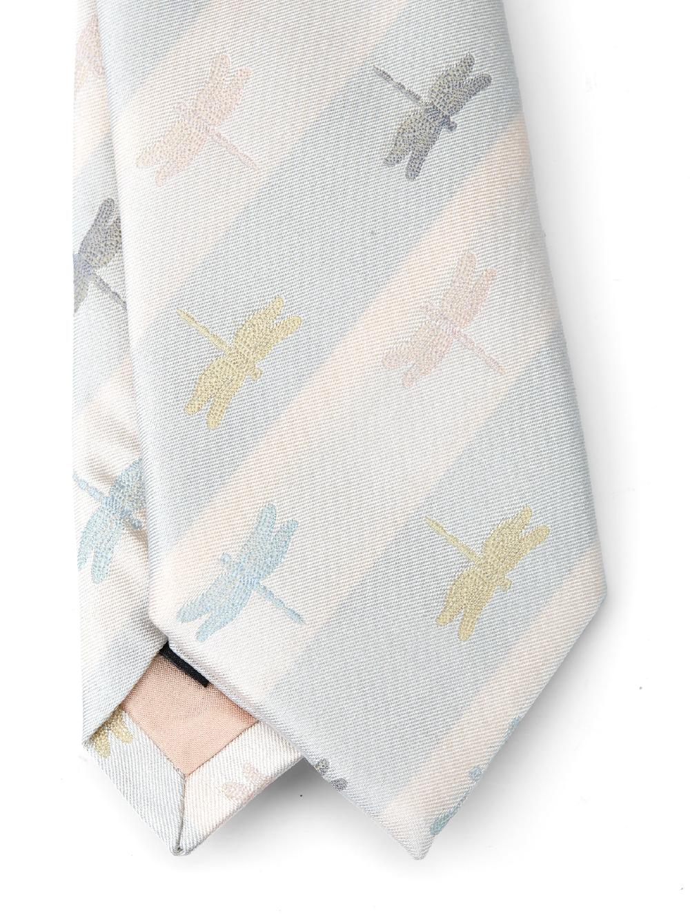 Favourbrook Multi Dragonfly Silk Tie