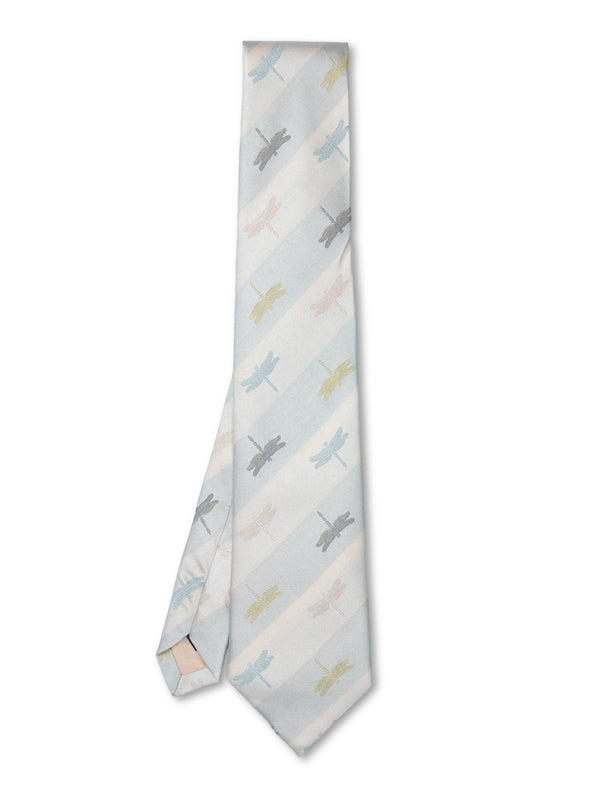 favourbrook Multi Dragonfly Silk Tie