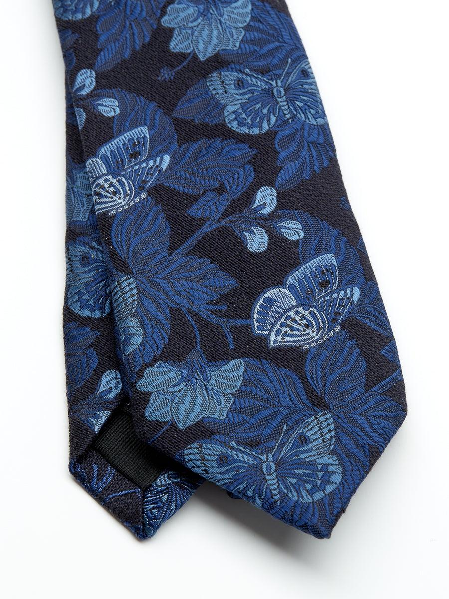 Favourbrook Navy Brimstone Silk Tie