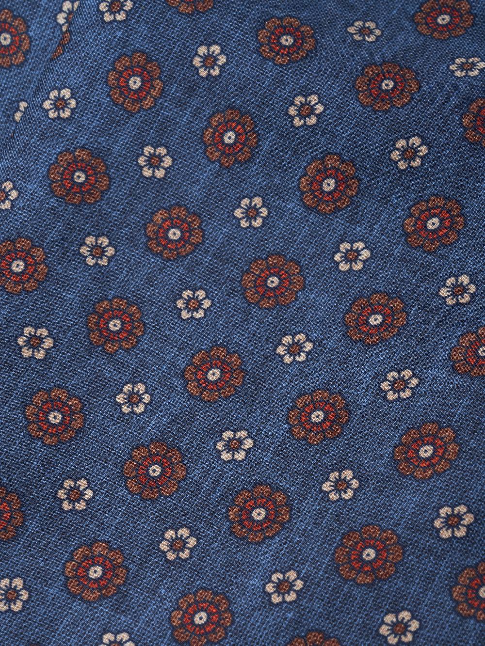 Favourbrook Navy Chartwell Silk Cravat