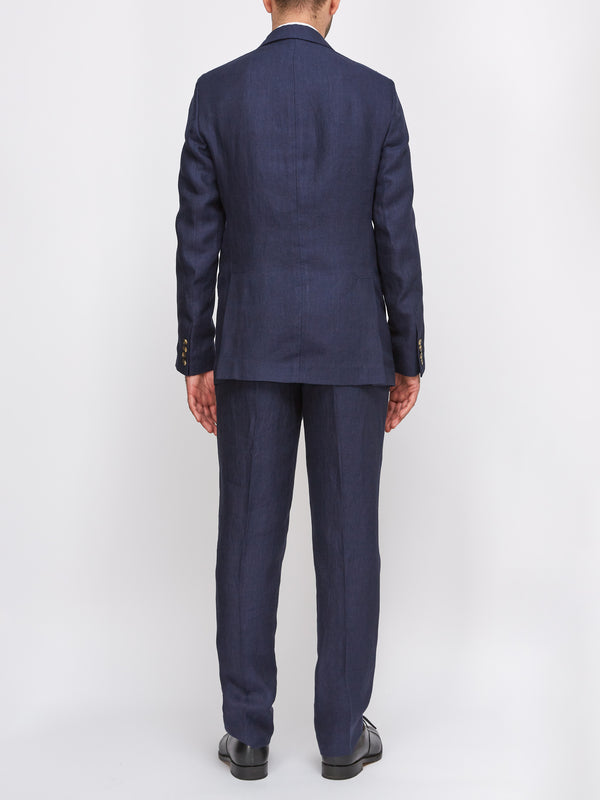 Favourbrook Navy Ethan Herringbone Ebury Jacket