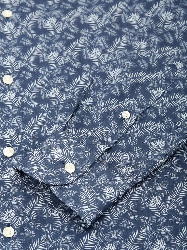 Favourbrook Navy Fern Cotton Oratory Shirt