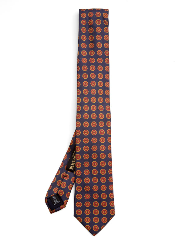 favourbrook Navy Firle Silk Tie