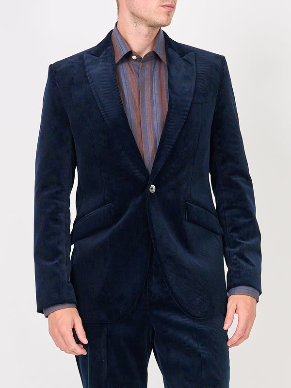 Favourbrook Navy Hatfield Cord Newport Jacket