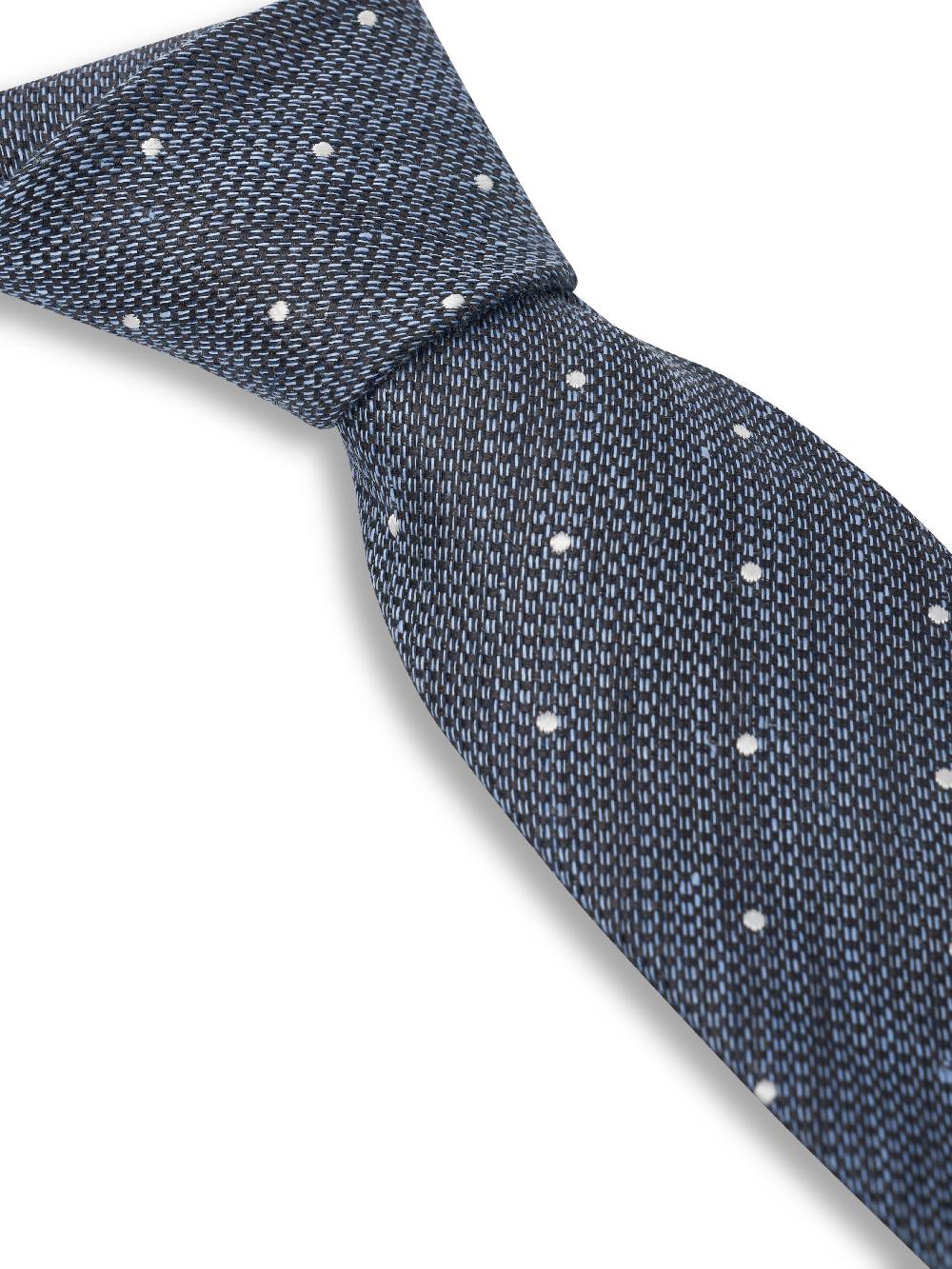 Favourbrook Navy Ledbury Linen Tie